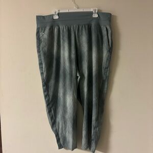 Athleta Plus Size 20 Green Jogger Pants | Elastic Waist | Athleisure